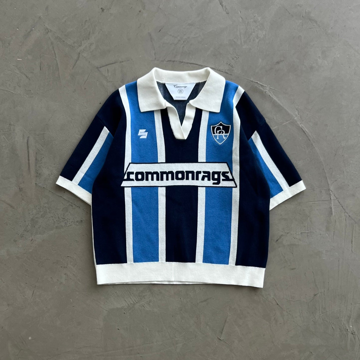 COMMONRAGS BLUE KNIT JERSEY