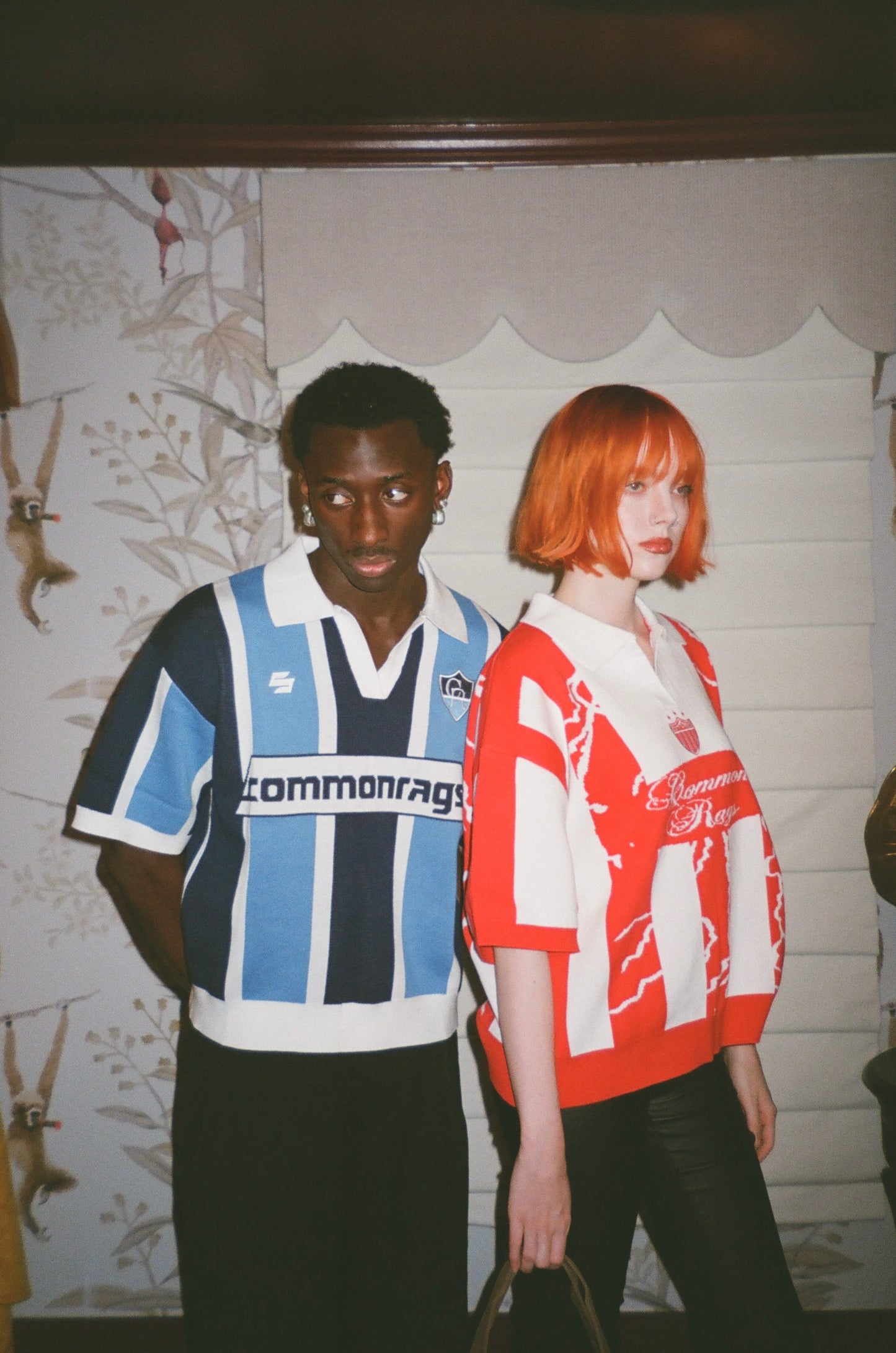 COMMONRAGS RED KNIT JERSEY