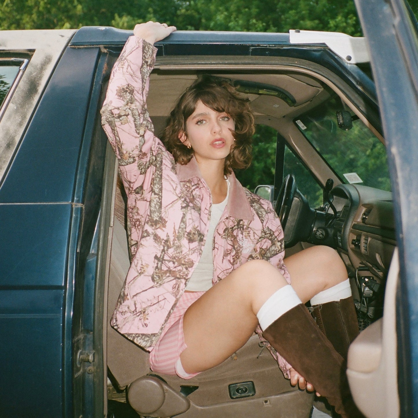 RAIN IS GLITTER CAMO JACKET