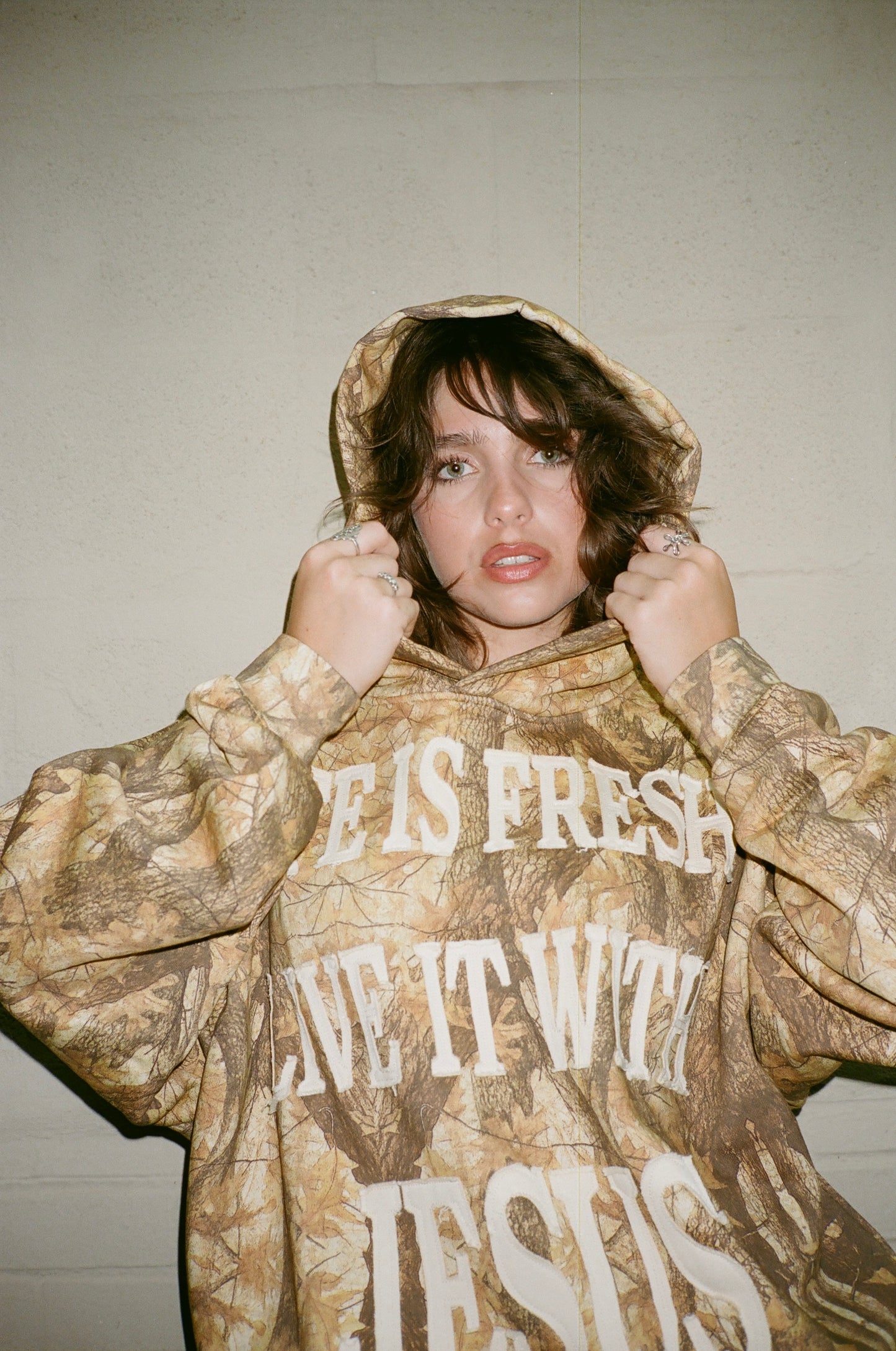 LIFE IS FRESH DESERT CAMO HOODIE