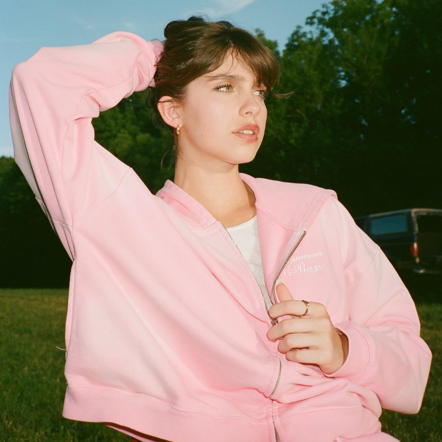 PINK ZIP UP