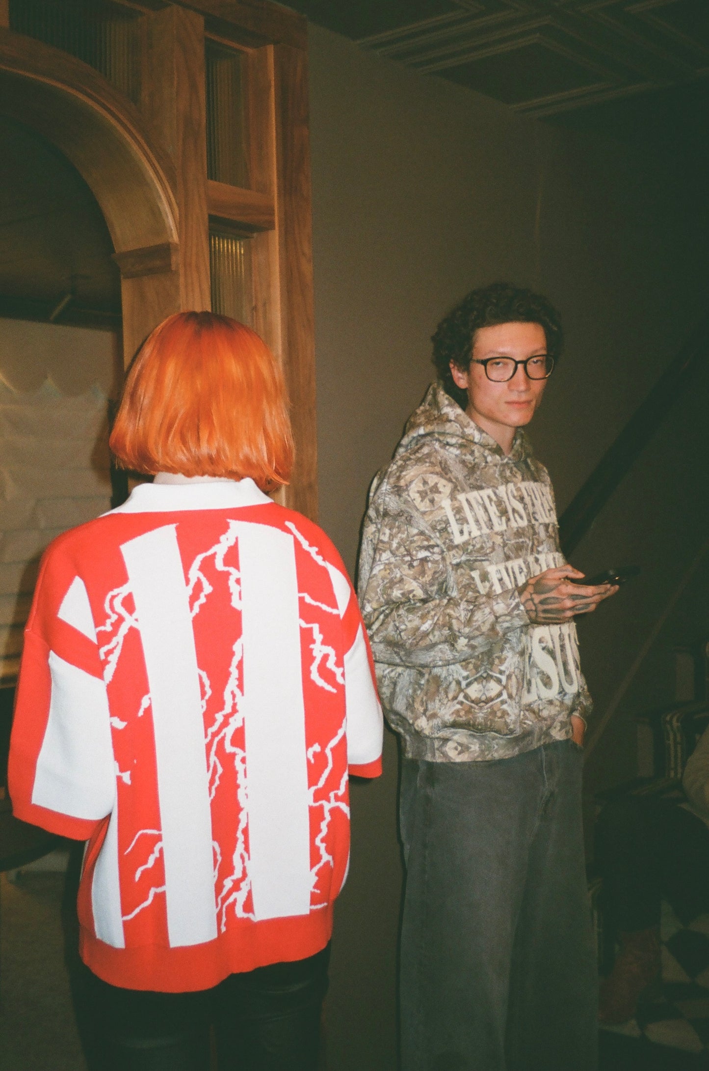 COMMONRAGS RED KNIT JERSEY