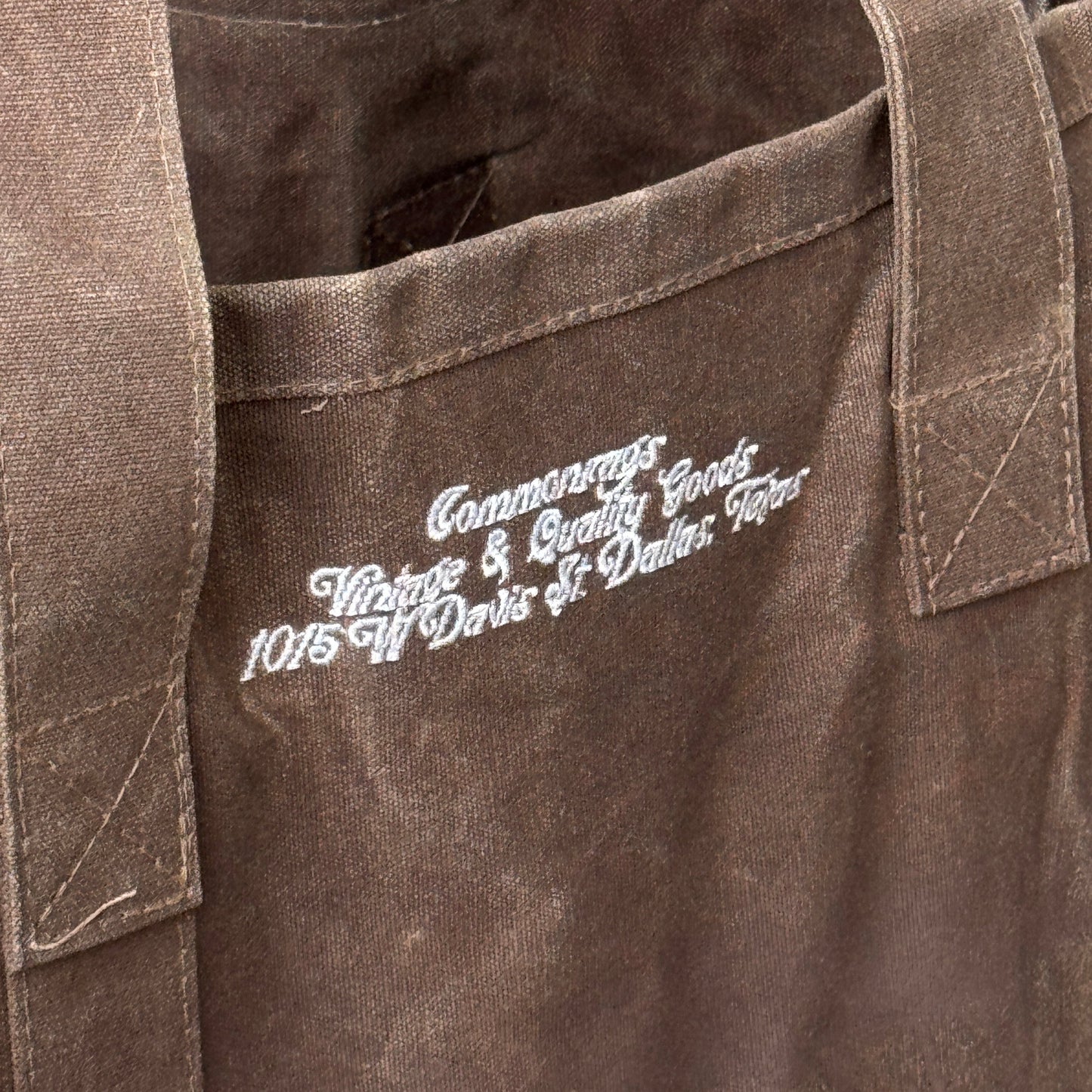 WAXED CANVAS WORK BAG