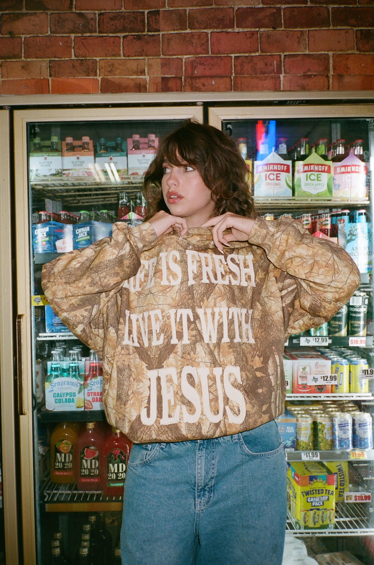 LIFE IS FRESH DESERT CAMO HOODIE