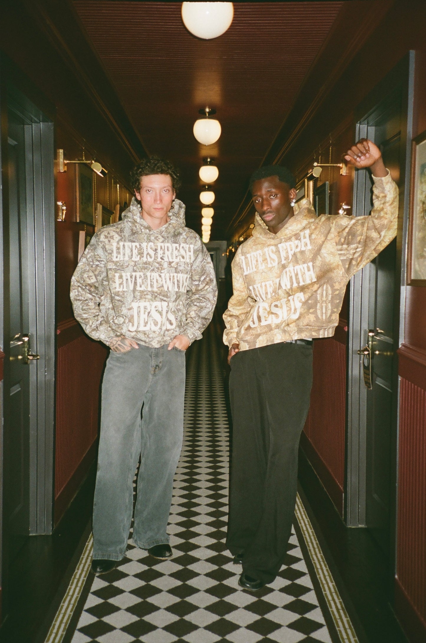 LIFE IS FRESH DESERT CAMO HOODIE
