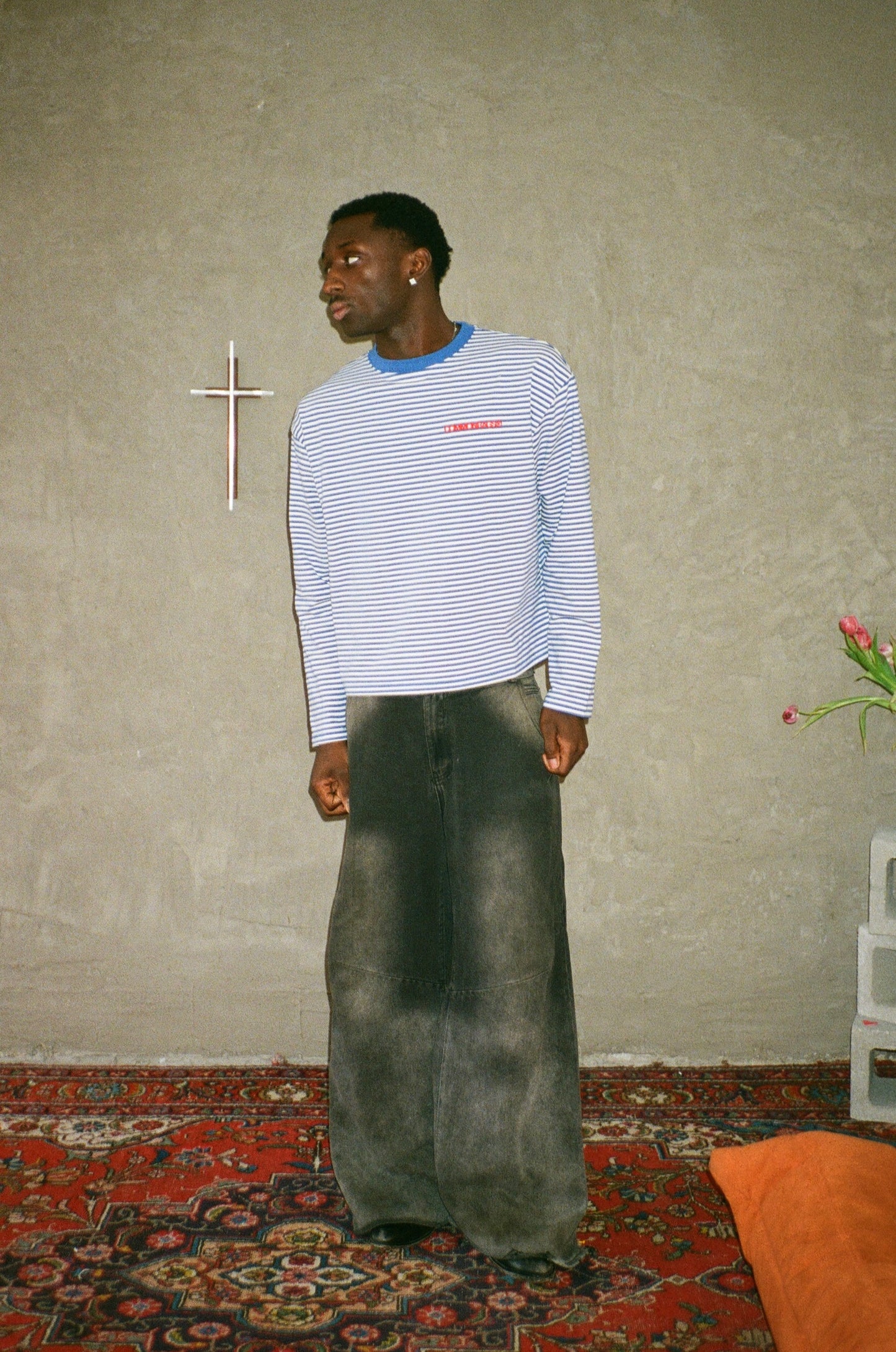 BLUE STRIPED LONG SLEEVE