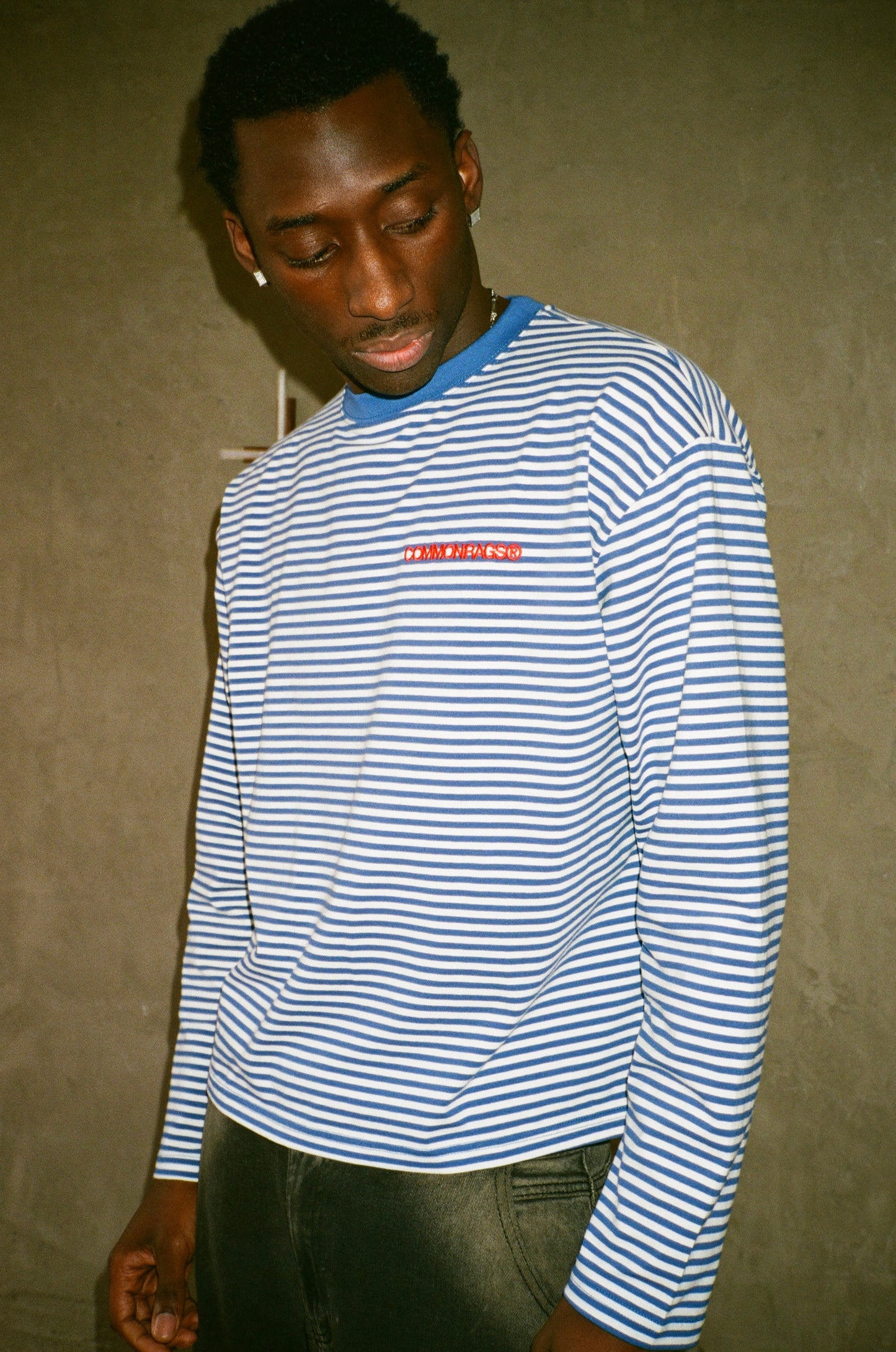 BLUE STRIPED LONG SLEEVE
