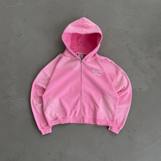 PINK ZIP UP