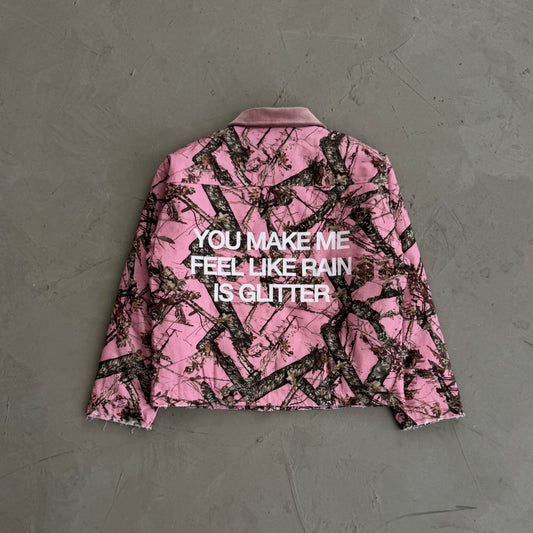 RAIN IS GLITTER CAMO JACKET