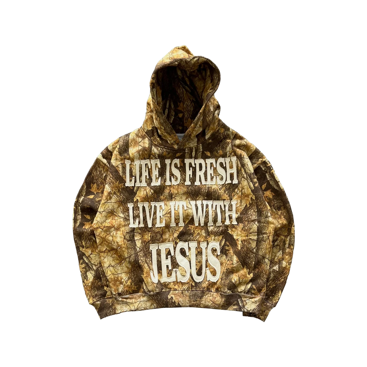LIFE IS FRESH DESERT CAMO HOODIE
