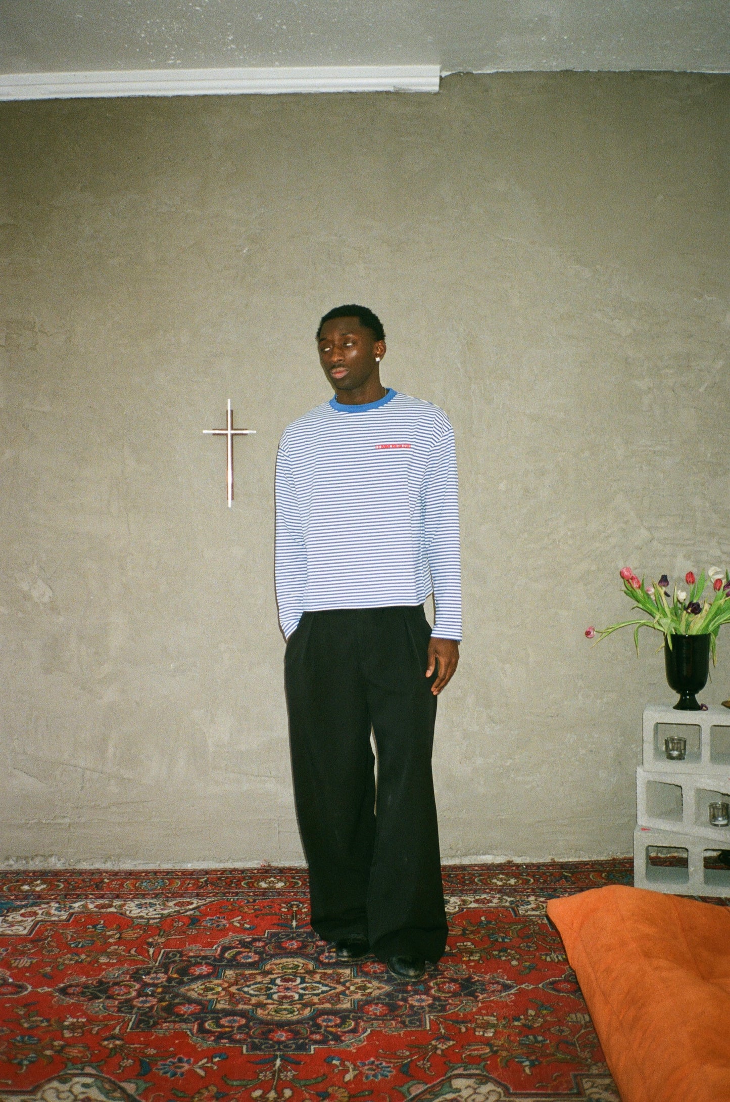 BLUE STRIPED LONG SLEEVE