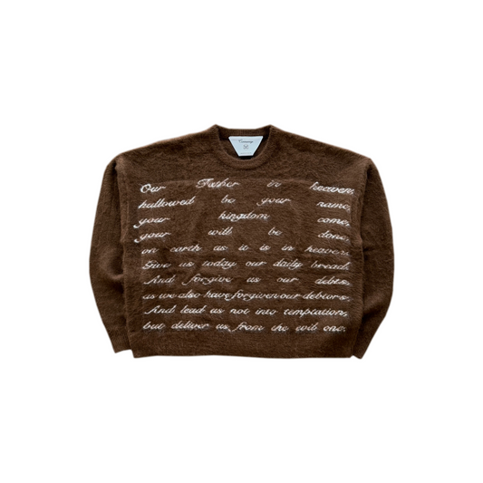 OUR FATHER MOHAIR SWEATER